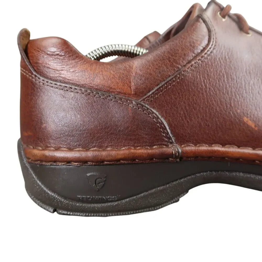 Red Wing Shoes Mens 11 Casual Chukka Derby Moc Leather Brown Comfort Lace Up EE